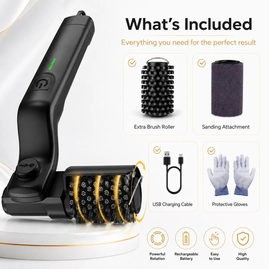 GrillBeast Fold Pro™ 2nd Gen Electric Bbq Brusher