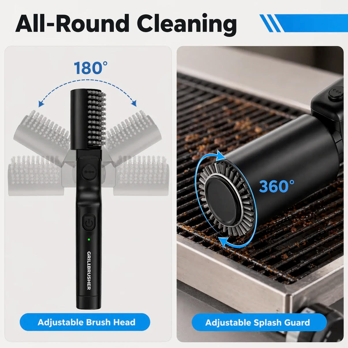 GrillBeast Fold Pro™ 2nd Gen Electric Bbq Brusher